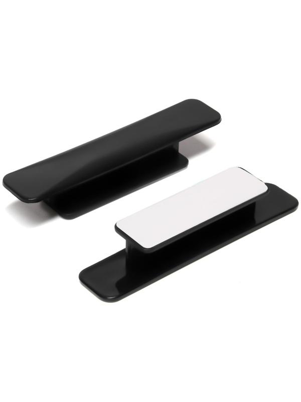 Ручка мебельная  самоклеющаяся CAPPIO, L=108 мм, пластик, цвет черный