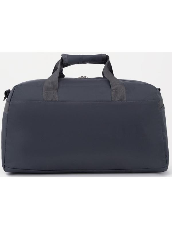 Сумка спортивная на молнии, 2 наружных кармана, цвет серый