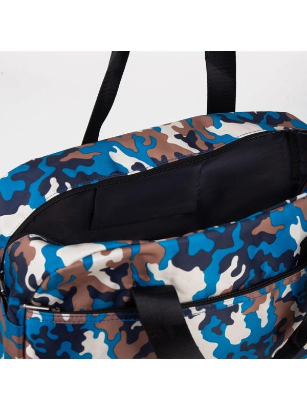 Сумка спортивная на молнии, наружный карман, цвет мультикам