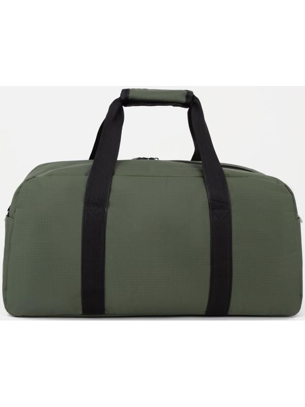 Сумка спортивная на молнии, 2 наружных кармана, цвет зелёный