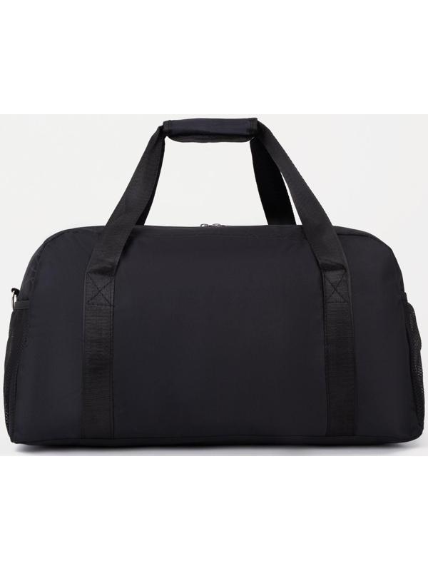 Сумка спортивная на молнии, отдел для обуви, наружный карман, цвет чёрный