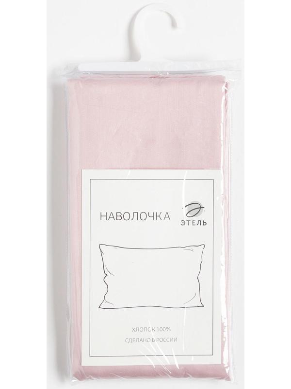 Наволочка Этель Pink rose 70х70, 100% хлопок, мако-сатин, 114г/м2
