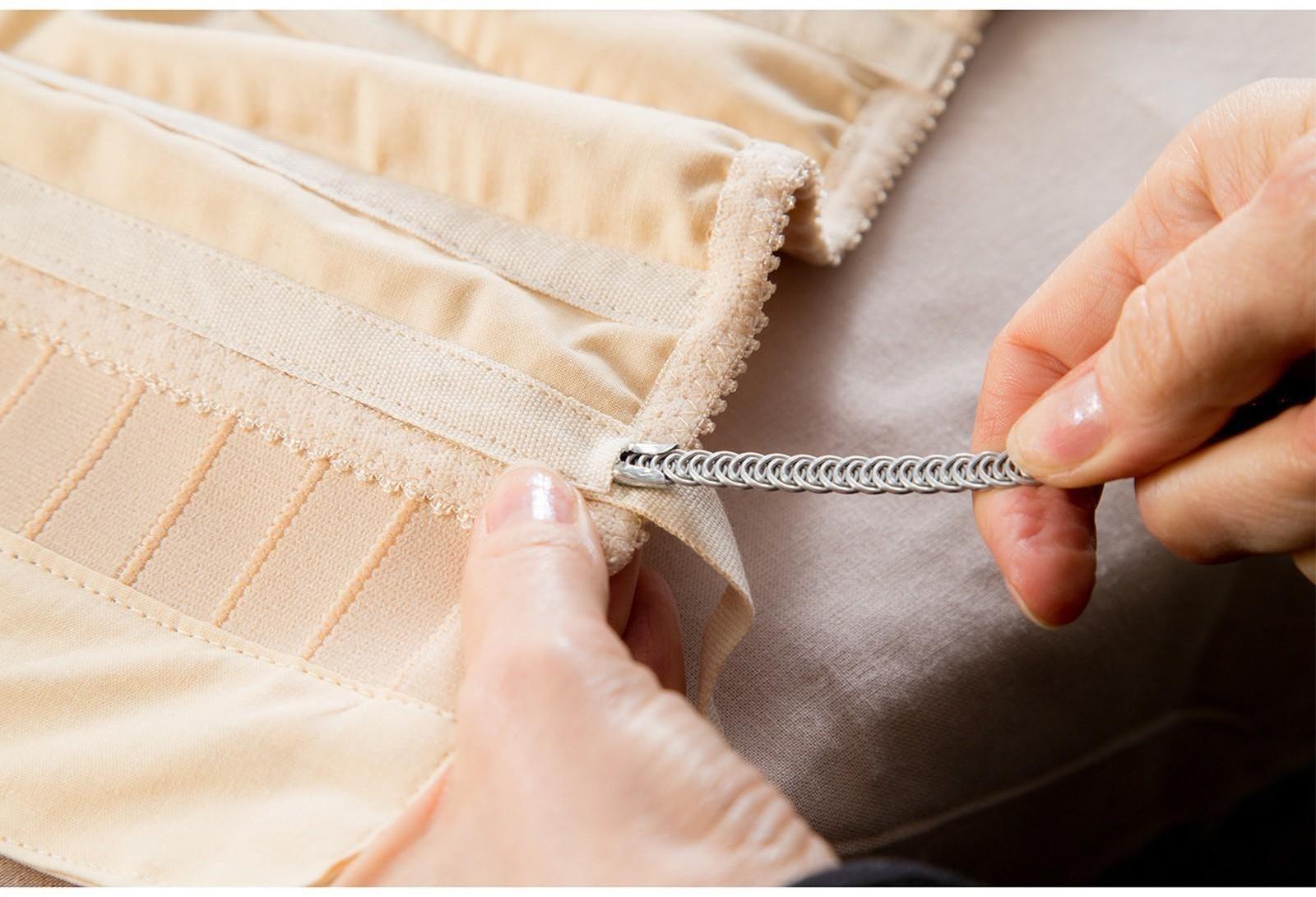 Пластина для корсета, металлическая, 300 × 5 мм, 4 шт, цвет серебряный