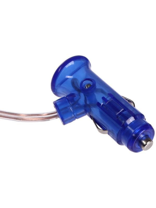 Разветвитель прикуривателя TORSO, 12-24 В, провод 50 см, подсветка