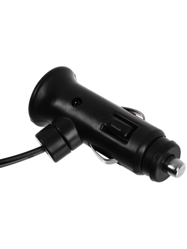 Разветвитель прикуривателя TORSO, 12-24 В, USB, провод 50 см, подсветка