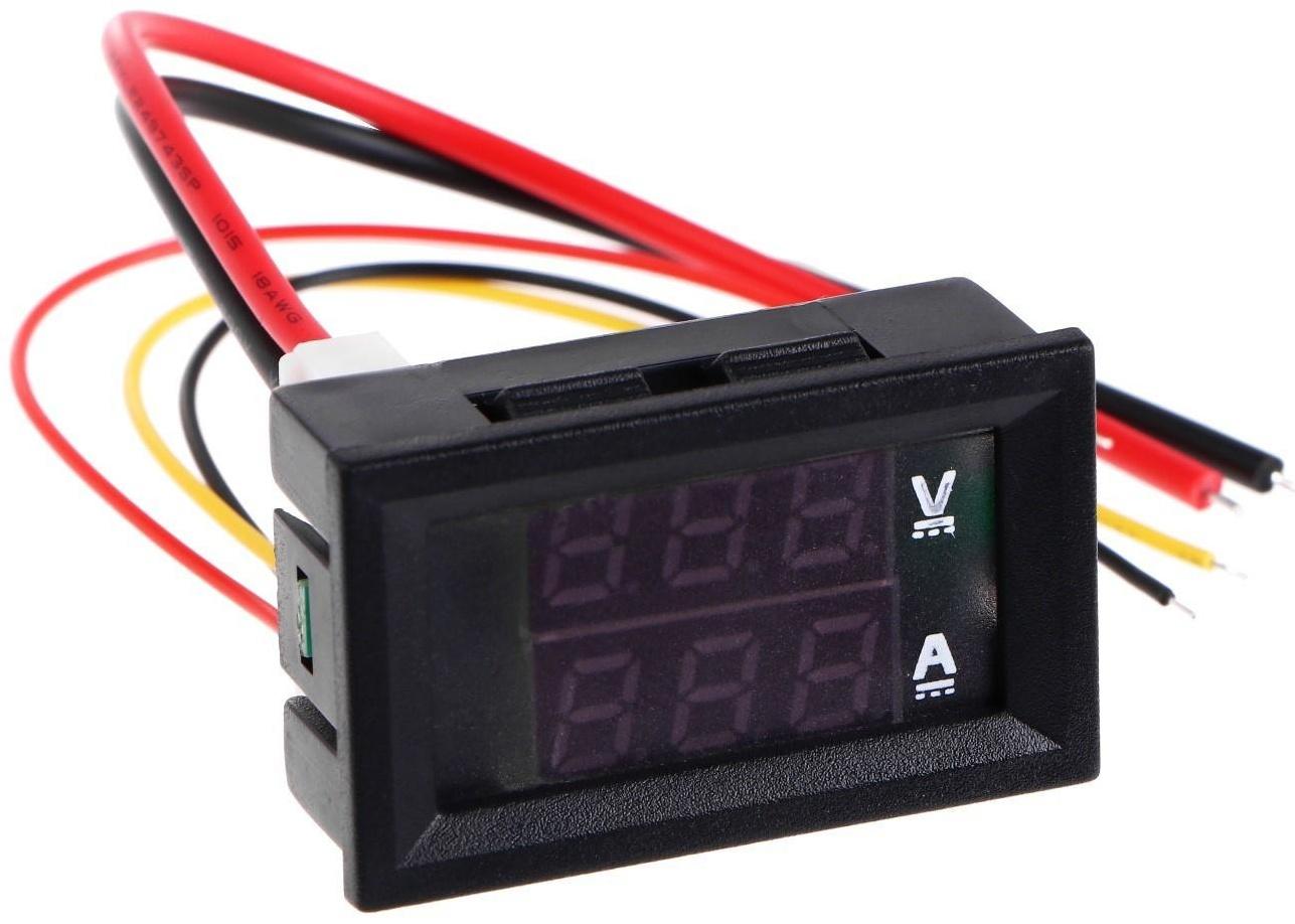 Бортовой автомобильный вольтметр, амперметр до 50 А