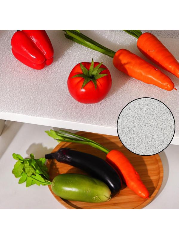 Коврик в холодильник Доляна, 30×50 см, поролон, цвет белый