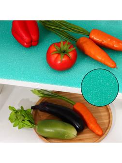 Коврик в холодильник Доляна, 30×50 см, поролон, цвет зелёный