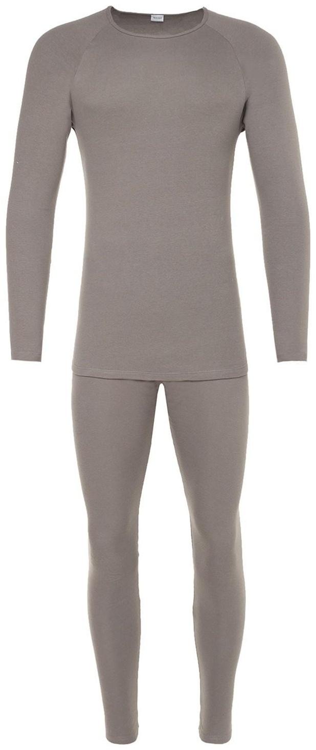 Термобельё мужское (джемпер, брюки) MINAKU цвет серый, размер 56
