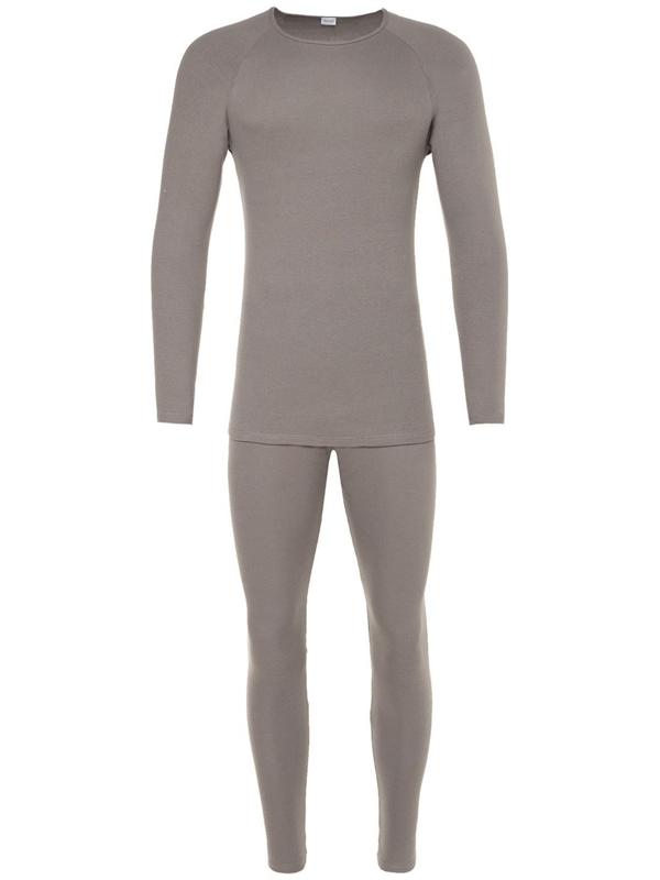 Термобельё мужское (джемпер, брюки) MINAKU цвет серый, размер 56