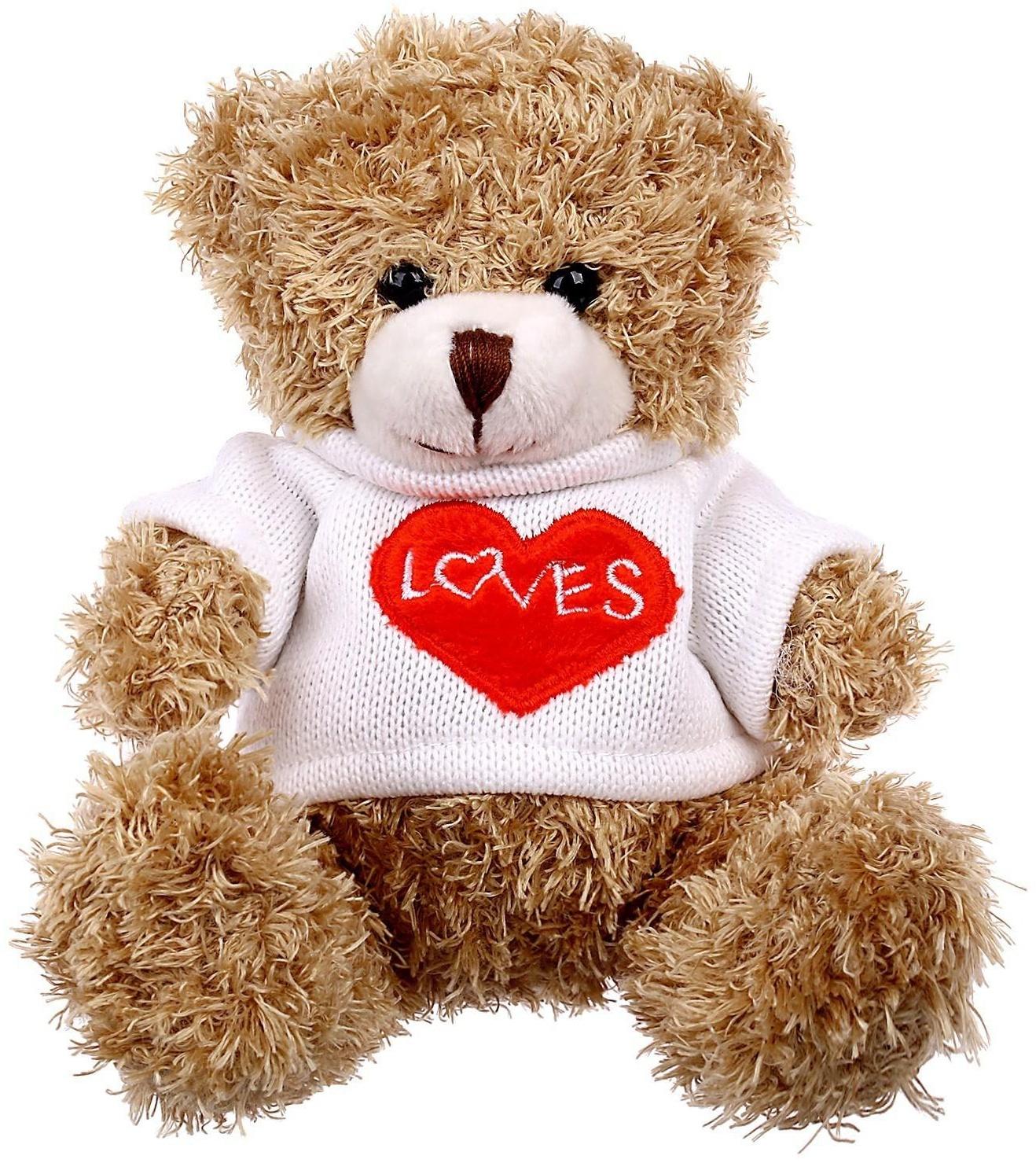 Мягкая игрушка «Любимый мишка», 15 см, цвета МИКС