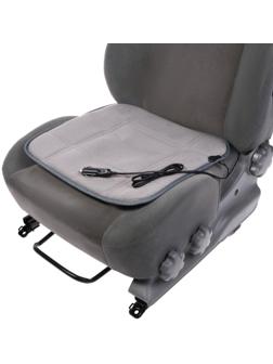 Подогрев сиденья Skyway, без спинки, серый, без регулятора, 12 В, 2,5 -3А, 43 х 43 см