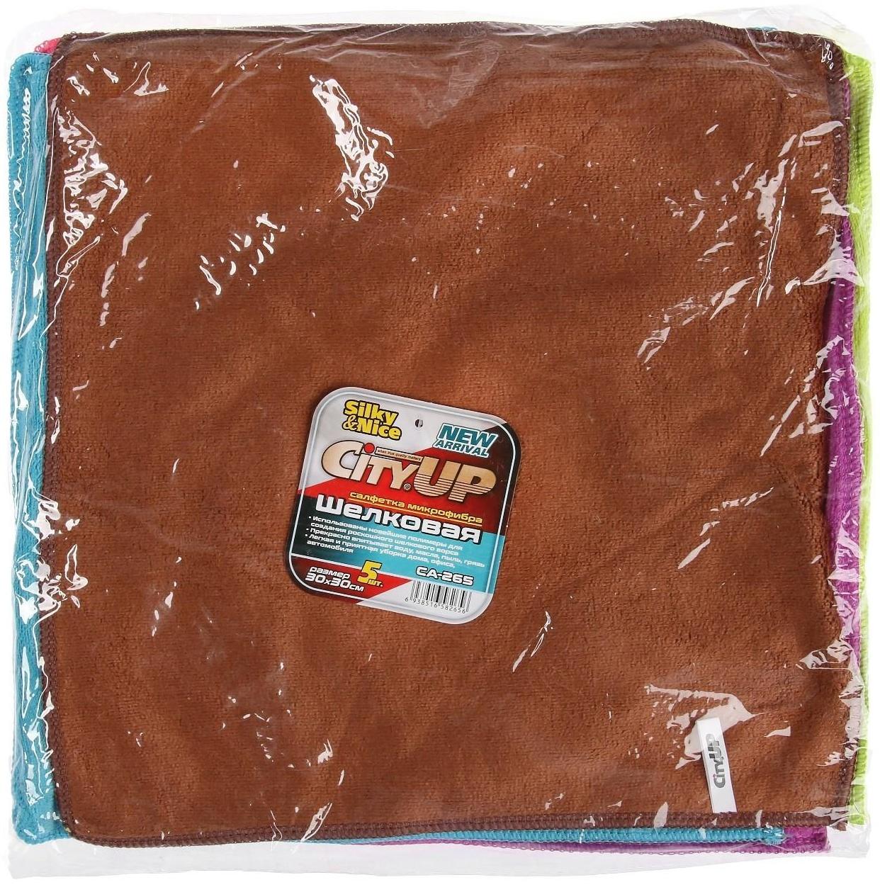 Салфетка из микрофибры City-UP, 30 х 30 см, СА-265
