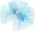 Карнавальный зажим «Снежинка», цвет голубой
