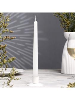 Свеча античная, 2,2х 25 см, белая, 