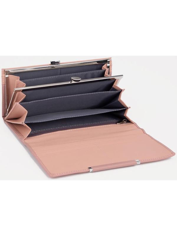 Кошелёк на магнитах, цвет розовый