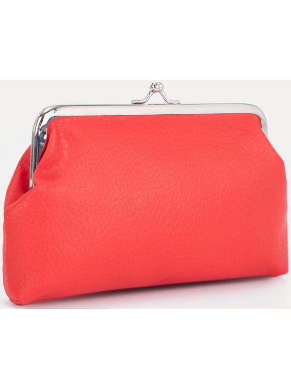 Косметичка на фермуаре, цвет красный