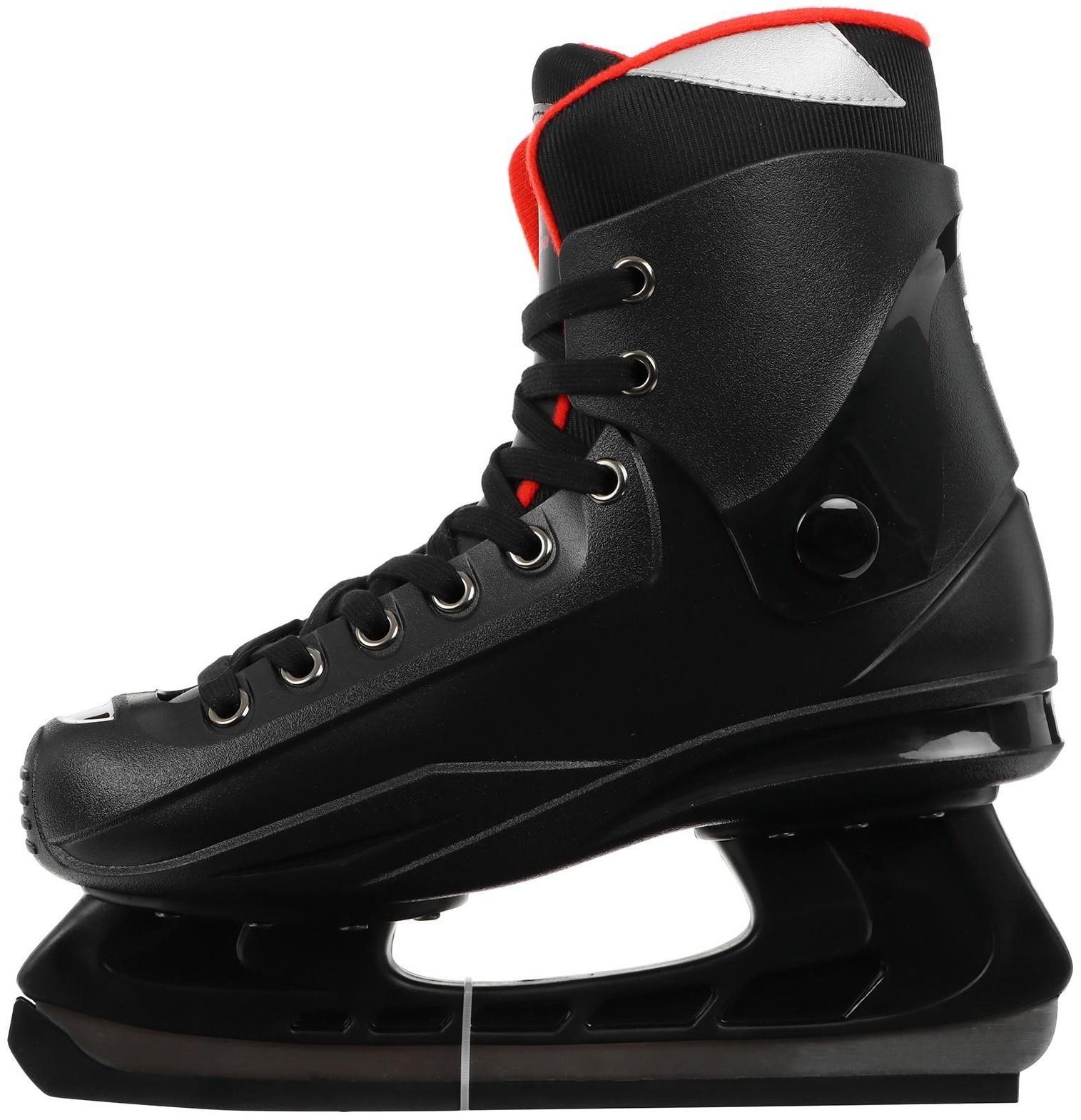 Коньки хоккейные прокатные Odwin, пластик, размер 36