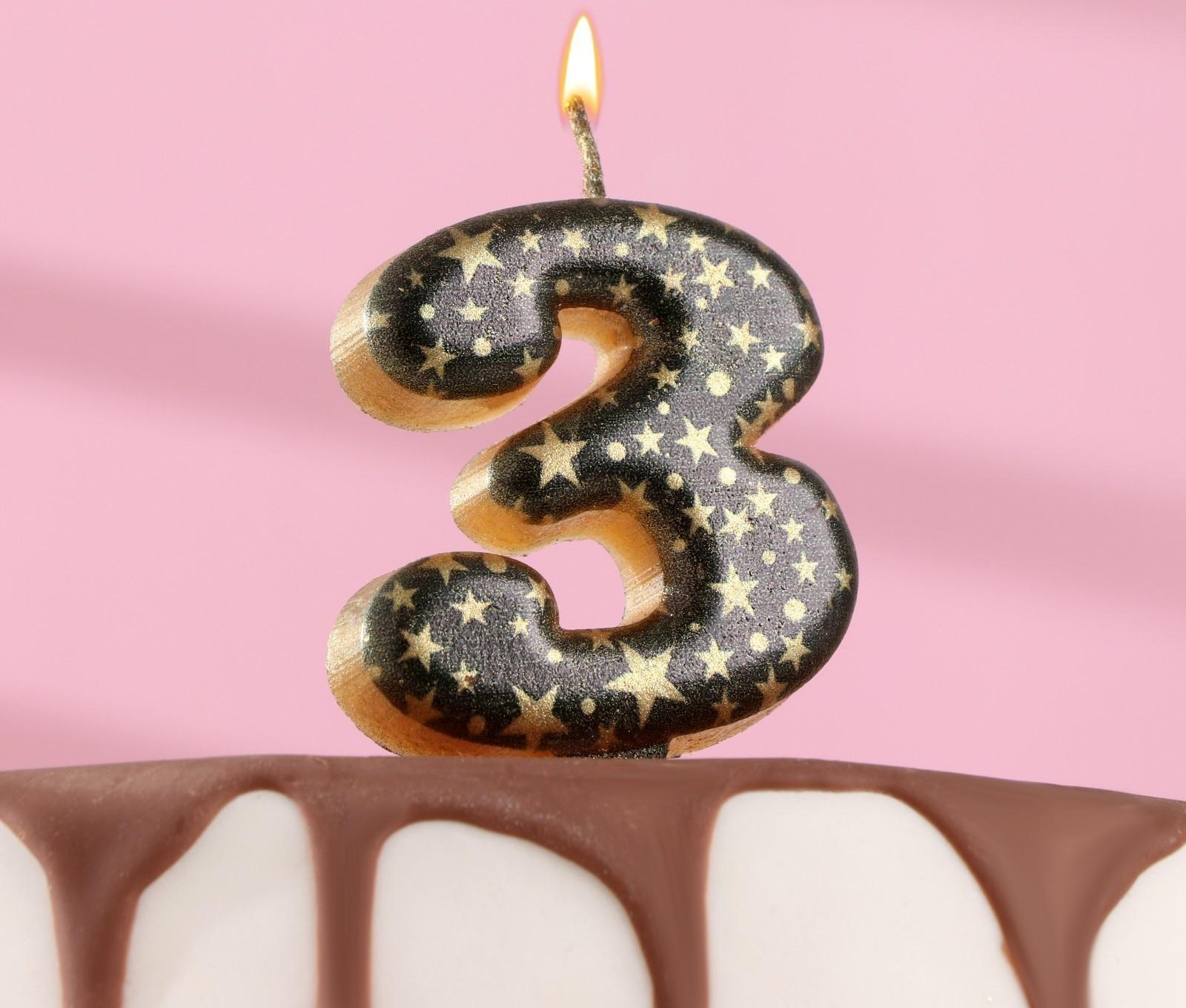 Свеча в торт 