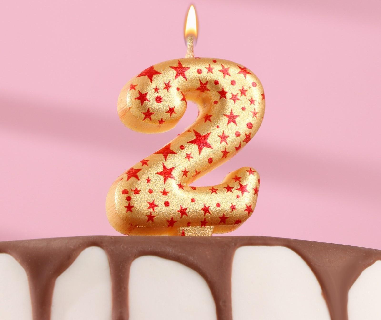 Свеча в торт 