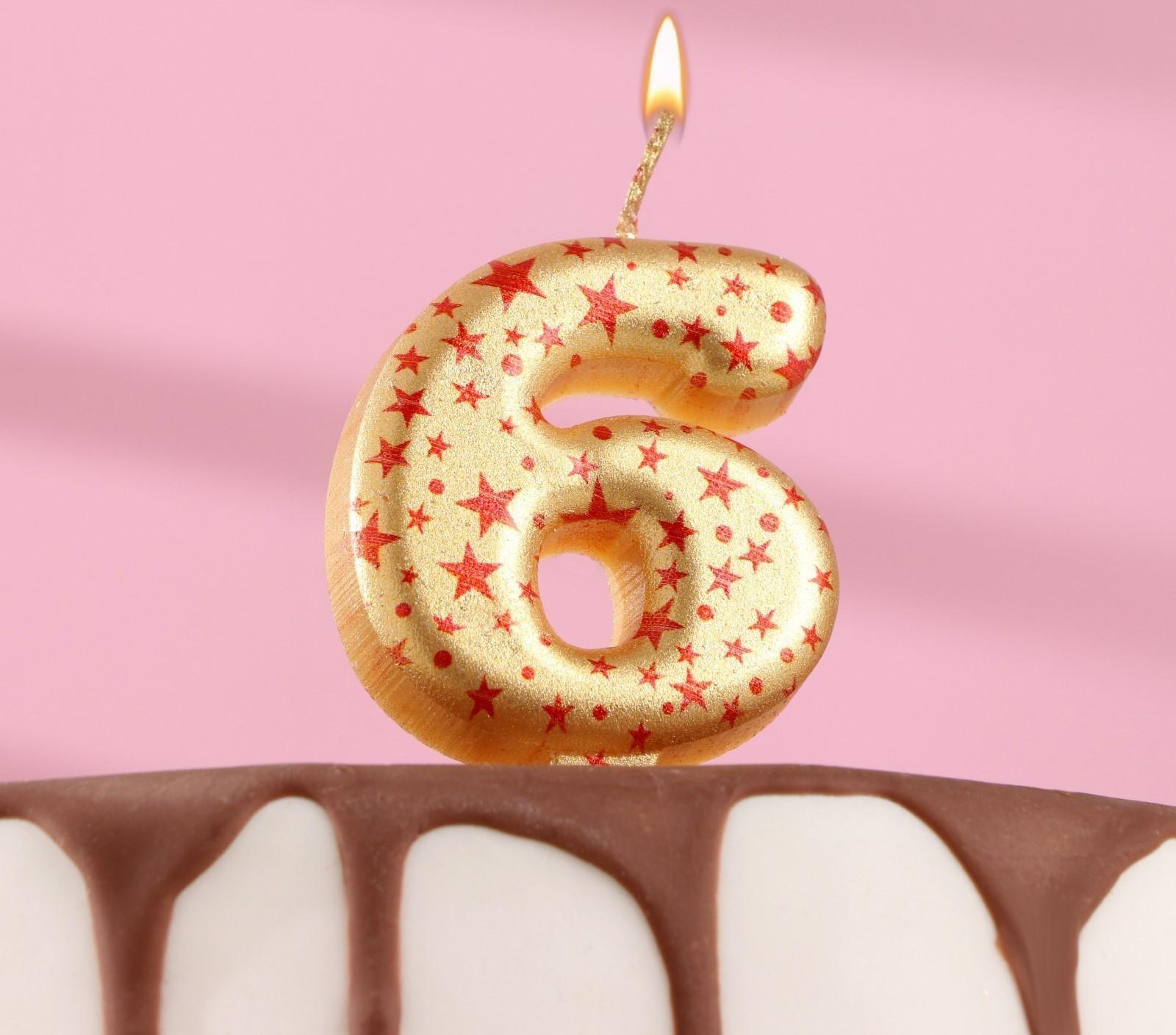 Свеча в торт 