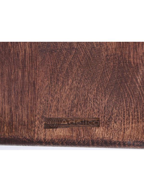 Доска разделочная для подачи с ручкой Adelica, 34×19,5×2 см, тёмный граб