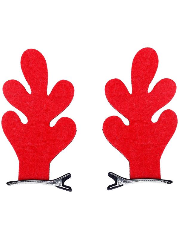 Карнавальный зажим «Рога» набор штуки