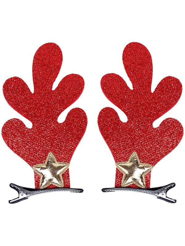 Карнавальный зажим «Рога» набор штуки