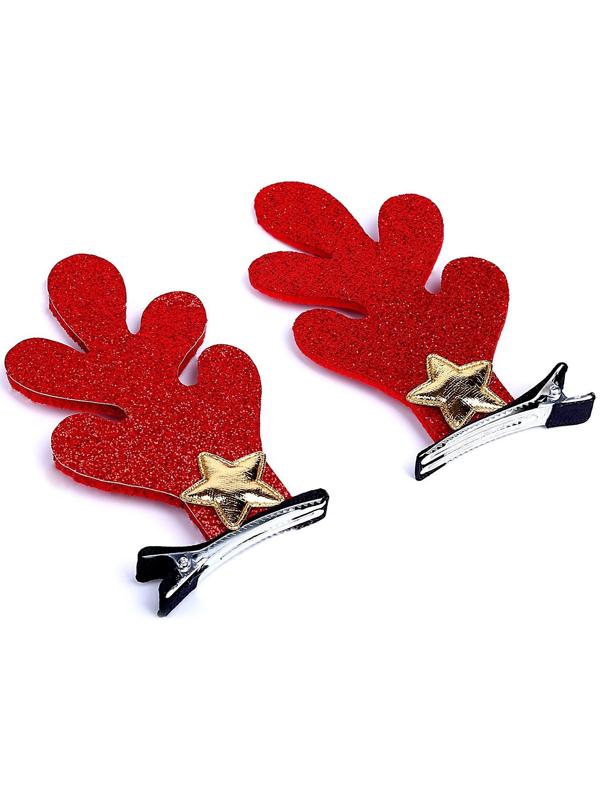 Карнавальный зажим «Рога» набор штуки