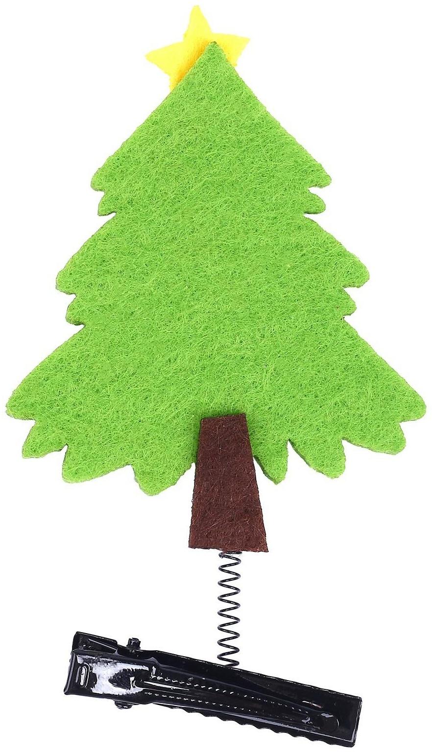 Карнавальный зажим «Ёлочка»