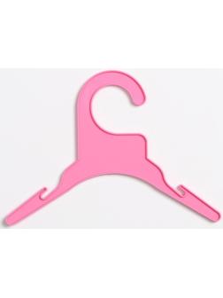 Вешалка для одежды животным, 19 х 14 х 0,4 см,розовая