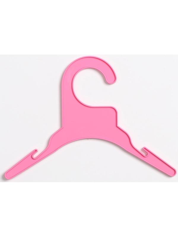 Вешалка для одежды животным, 19 х 14 х 0,4 см,розовая