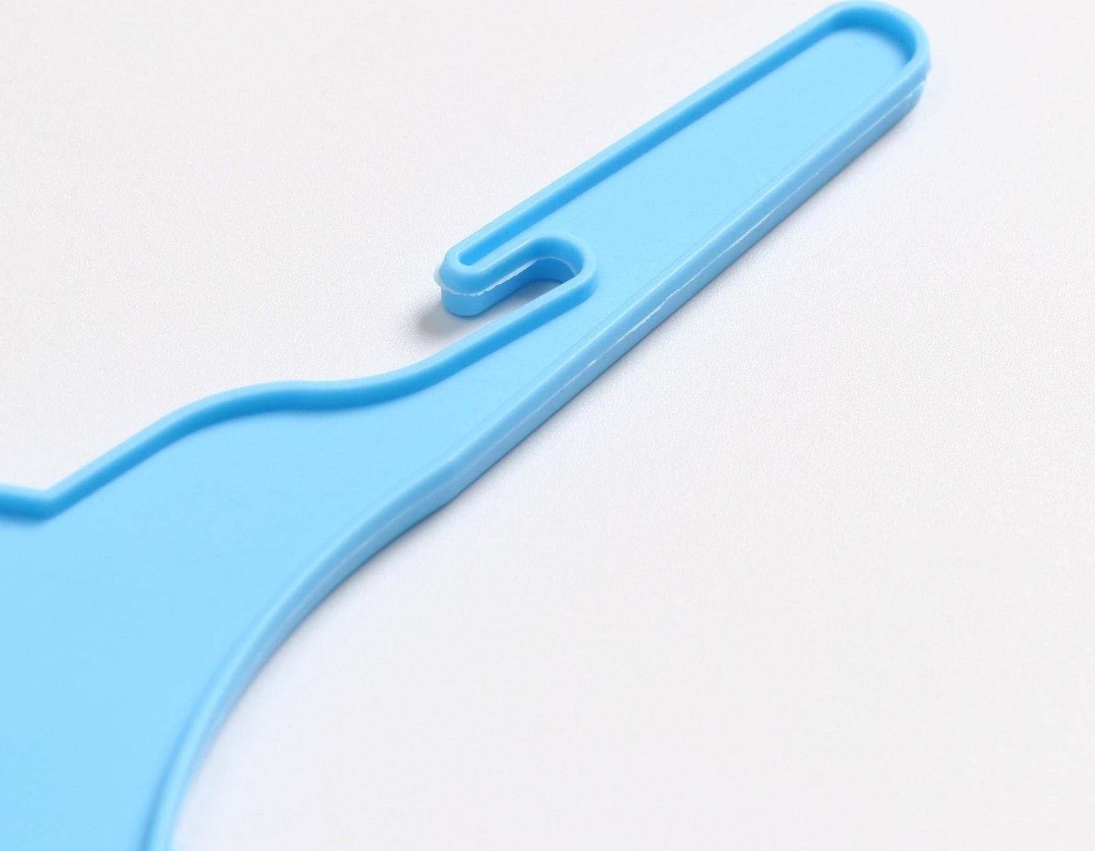 Вешалка для одежды животным, 19 х 14 х 0,4 см, голубая