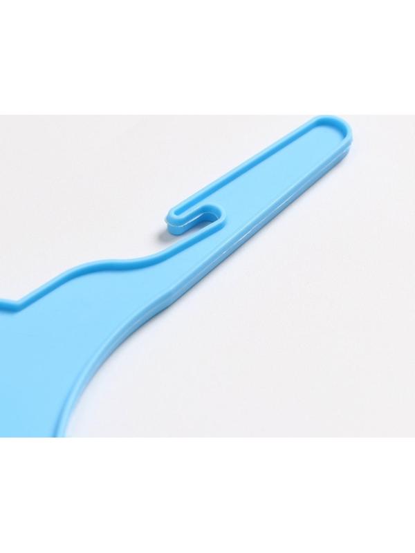 Вешалка для одежды животным, 19 х 14 х 0,4 см, голубая