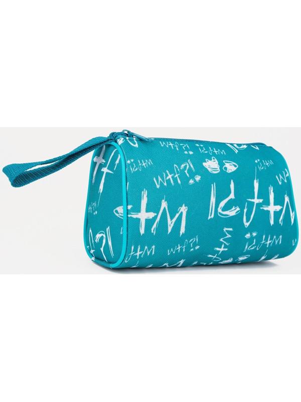 Косметичка на молнии, цвет бирюзовый