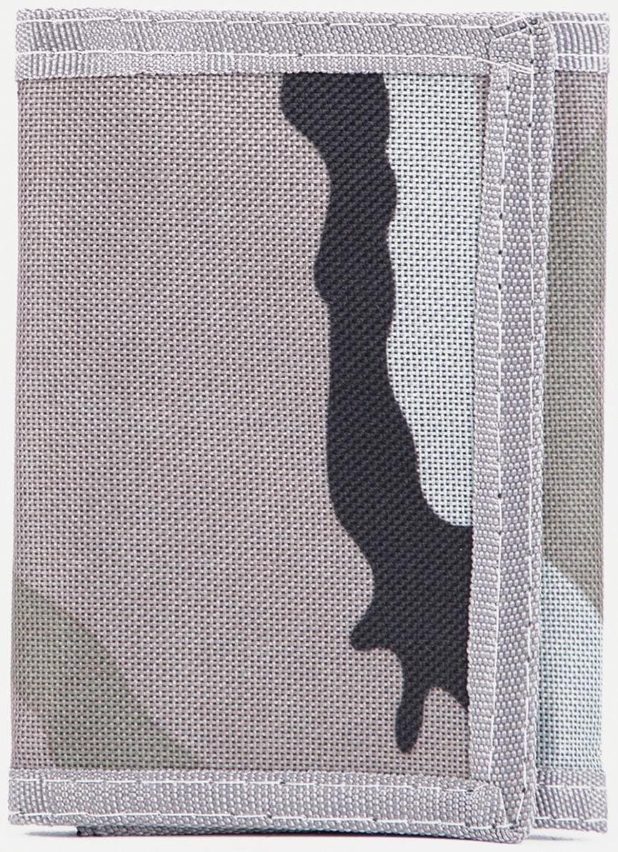 Кошелёк на липучке, цвет серый