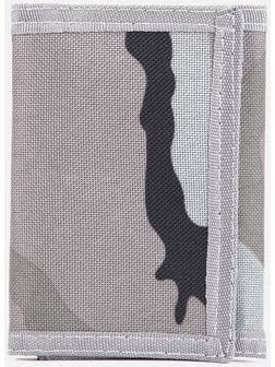 Кошелёк на липучке, цвет серый