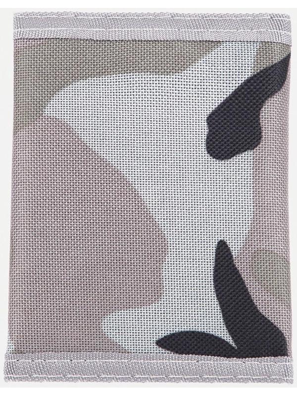 Кошелёк на липучке, цвет серый