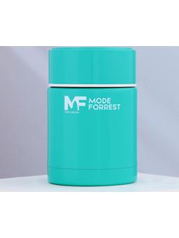 Термос для еды Mode Forrest, 450 мл, бирюзовый, сохраняет тепло 6 ч