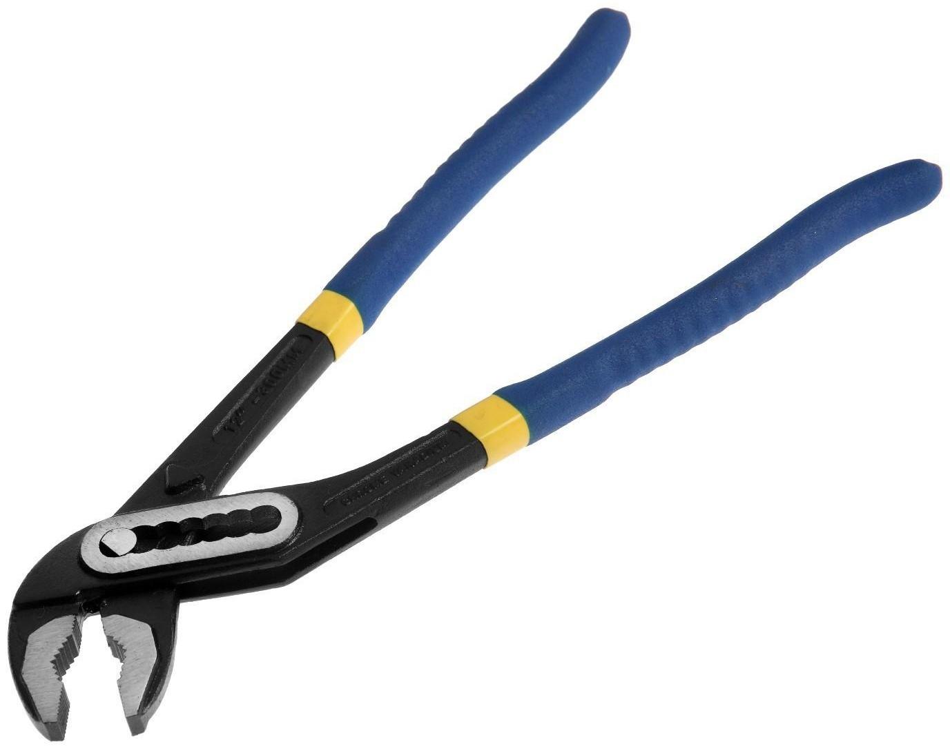 Клещи переставные ТУНДРА, CrV, обрезиненные рукоятки, 300 мм