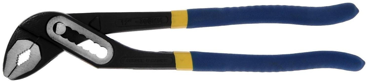 Клещи переставные ТУНДРА, CrV, обрезиненные рукоятки, 300 мм