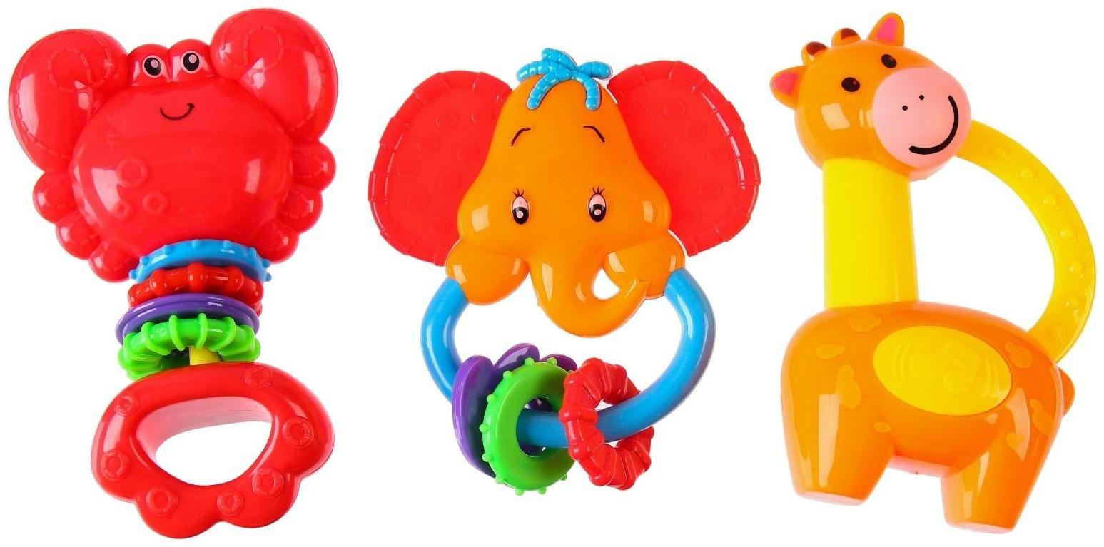 Набор погремушек «Африка», 6 шт