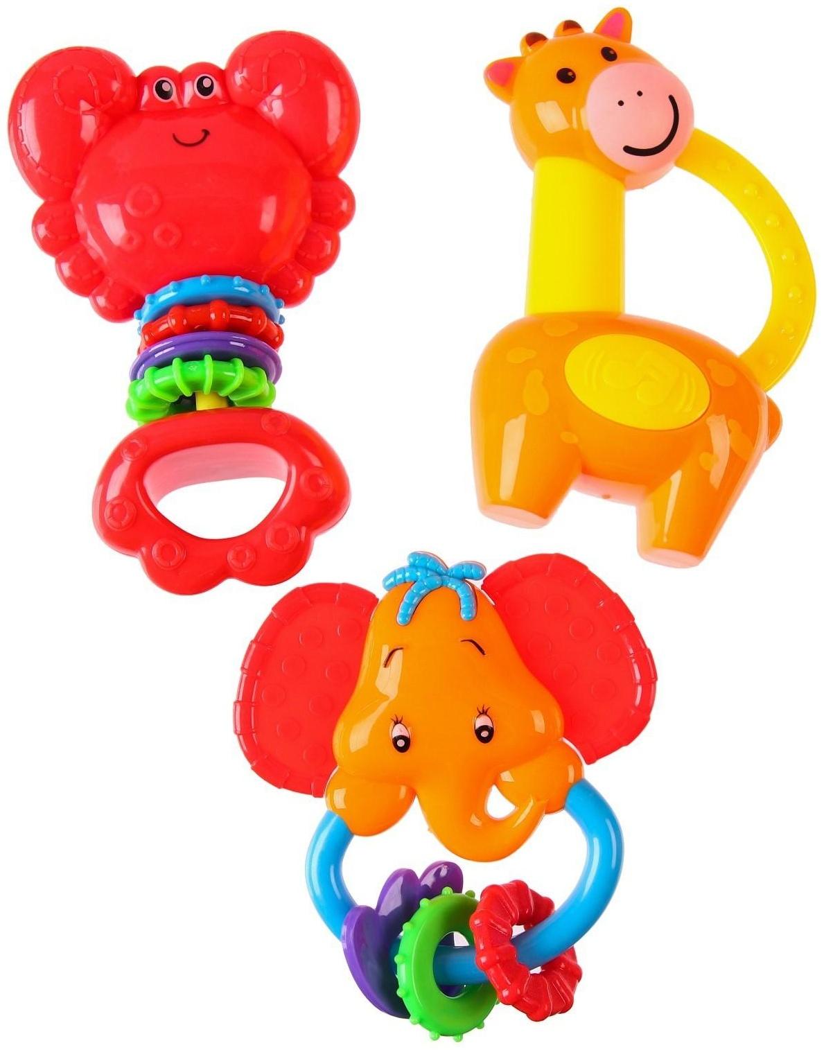 Набор погремушек «Африка», 6 шт