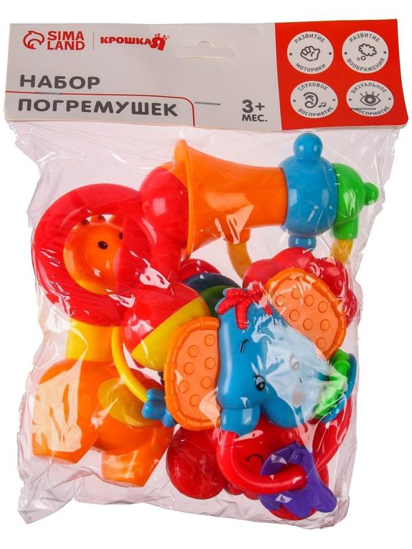 Набор погремушек «Африка», 6 шт