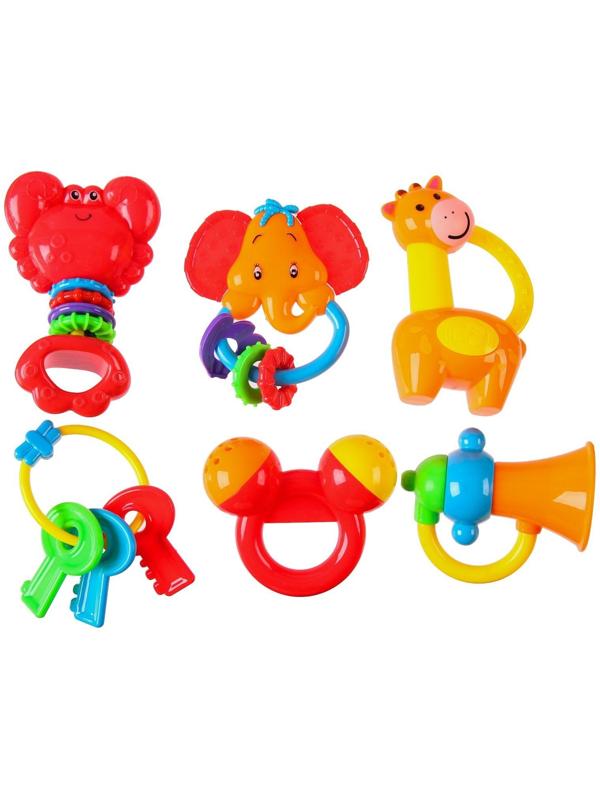 Набор погремушек «Африка», 6 шт