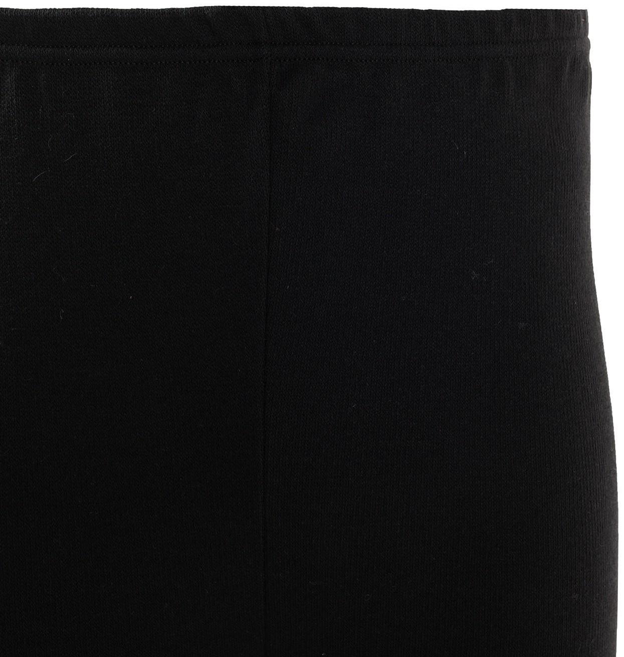 Кальсоны с НАЧЁСОМ, цвет чёрный, размер 56-58