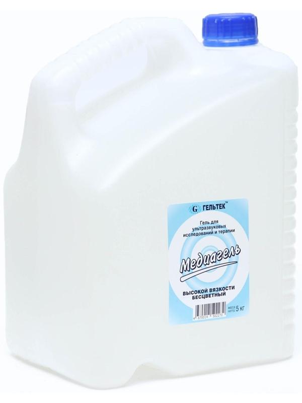 Гель для ультразвуковых исследований и терапии Медиагель высокой вязкости, бесцветный, 5 кг