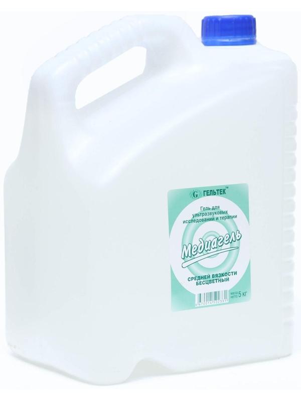 Гель для ультразвуковых исследований и терапии Медиагель средней вязкости, бесцветный, 5 кг