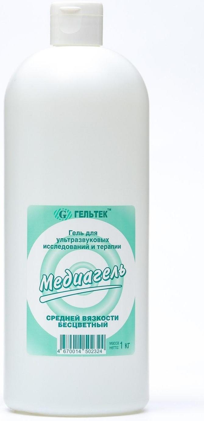 Гель для ультразвуковых исследований и терапии Медиагель средней вязкости, бесцветный, 1 кг