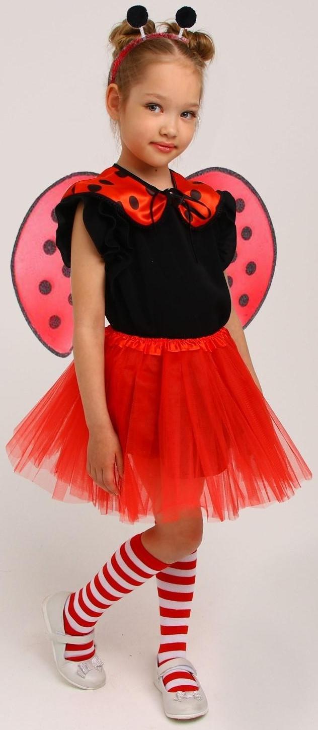 Карнавальный набор «Божья коровка», рост 98-128 см